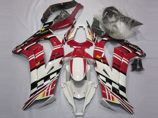 Descuento Carenados Moto Kawasaki ZX10R 2011-2015 - Rojo Negro Blanco Amarillo