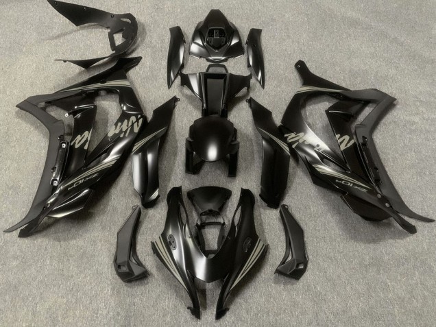 Descuento Carenados Moto Kawasaki ZX10R 2016-2020 - Negro Mate Gris Ninja