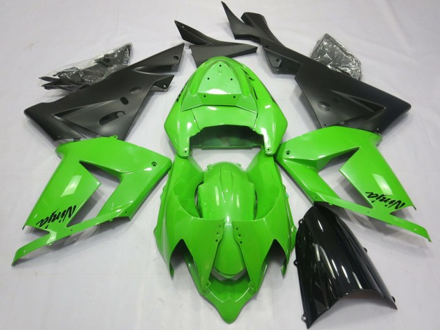 Descuento Carenados Moto Kawasaki ZX10R 2004-2005 - Lleno Verde