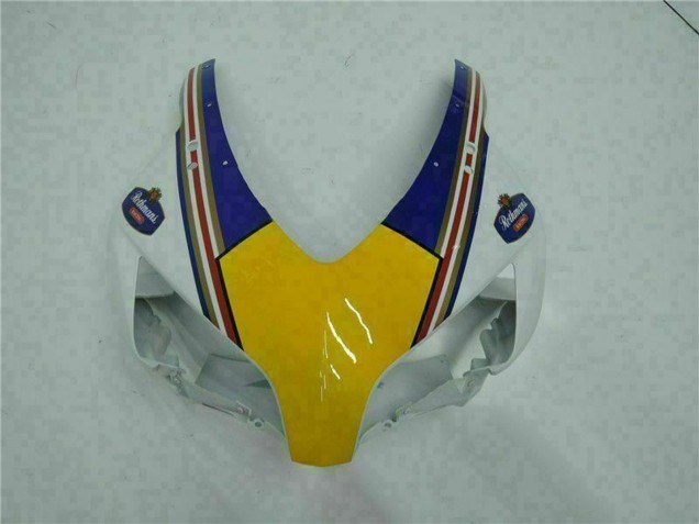 Descuento Carenado Moto Honda CBR1000RR 2004-2005 - Blanco Azul Amarillo Rothmans