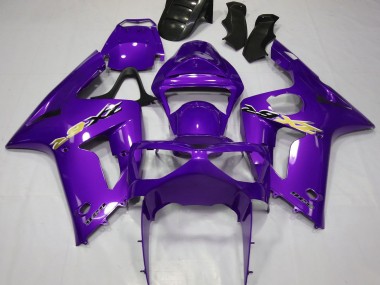 Descuento Carenados Moto Kawasaki ZX6R 2003-2004 - Púrpura