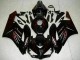 Descuento Carenados Moto Honda CBR1000RR 2004-2005 - Negro Brillante Rojo Llama