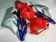 Descuento Carenados Moto Honda CBR1000RR 2004-2005 - Plata Rojo Azul Negro Raya
