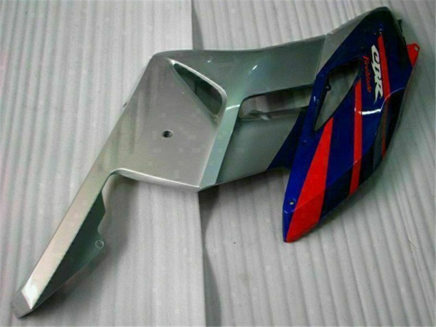Descuento Carenados Moto Honda CBR1000RR 2004-2005 - Plata Rojo Azul Negro Raya