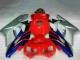 Descuento Carenados Moto Honda CBR1000RR 2004-2005 - Plata Rojo Azul Negro Raya