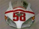 Descuento Carenados Moto Honda CBR1000RR 2004-2005 - Blanco Rojo Amarillo San Carlo 58