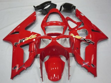 Descuento Carenados Moto Kawasaki ZX6R 2003-2004 - Rojo