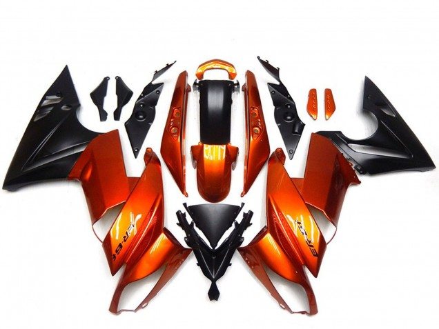 Descuento Carenados Moto Kawasaki Ninja 650R 2009-2011 - Naranja Negro