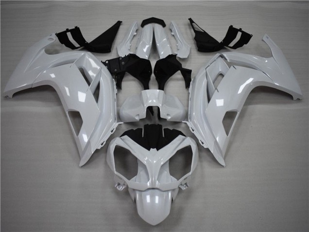 Descuento Carenados Moto Kawasaki Ninja 650R 2009-2011 - Blanco Perla