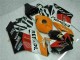 Descuento Carenados Moto Honda CBR1000RR 2004-2005 - Naranja Blanco Rojo Negro Repsol