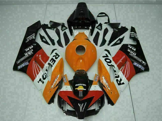 Descuento Carenados Moto Honda CBR1000RR 2004-2005 - Naranja Blanco Rojo Negro Repsol