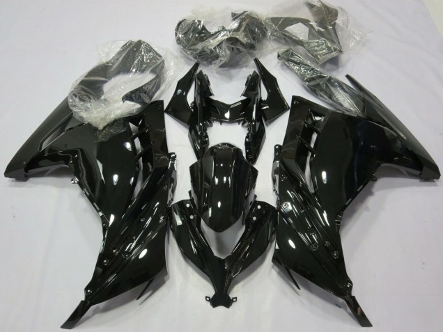 Descuento Carenados Moto Kawasaki Ninja 300 2013-2024 - Negro Brillante