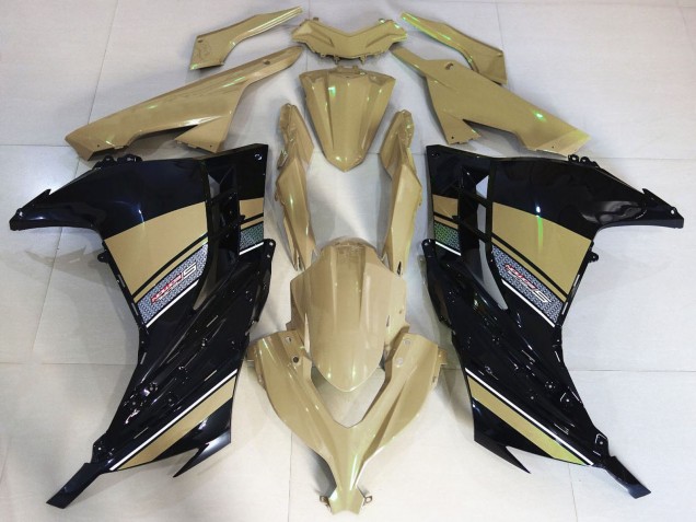 Descuento Carenados Moto Kawasaki Ninja 300 2013-2024 - Bronceado del Desierto Negro