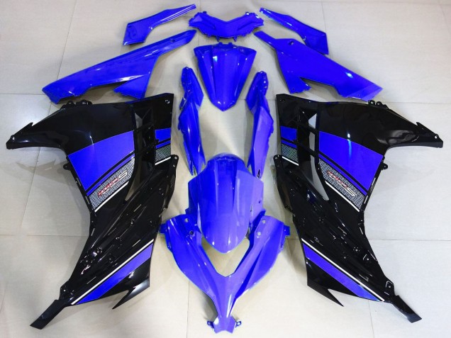 Descuento Carenados Moto Kawasaki Ninja 300 2013-2024 - Azul Negro