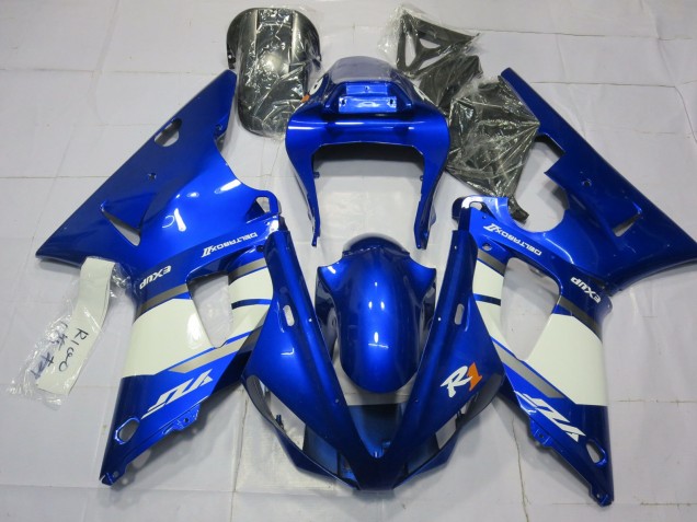 Descuento Carenados Moto Yamaha R1 2000-2001 - Azul Blanco