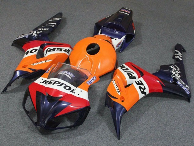 Descuento Carenado Moto Honda CBR1000RR 2006-2007 - Naranja Blanco Rojo Azul Repsol