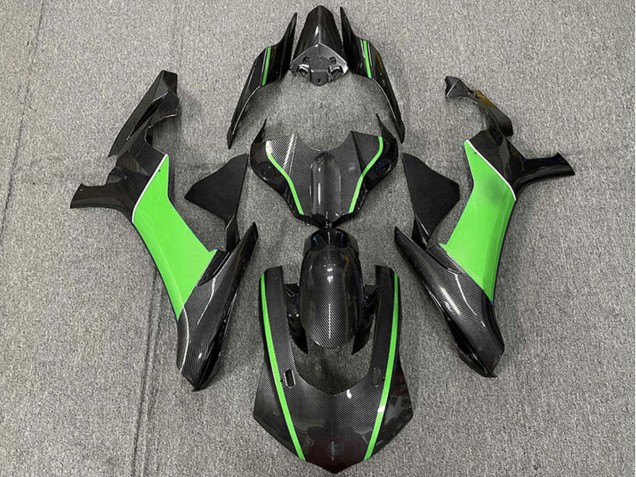 Descuento Carenados Moto Yamaha R1 2015-2019 - FibraCarbono Verde