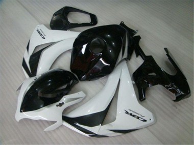 Descuento Kits Carenados Moto Honda CBR1000RR 2008-2011 - Blanco Negro Brillante