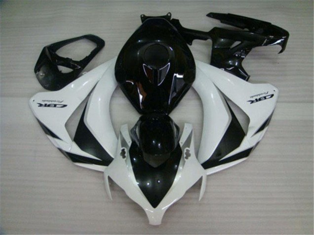 Descuento Kits Carenados Moto Honda CBR1000RR 2008-2011 - Blanco Negro Brillante