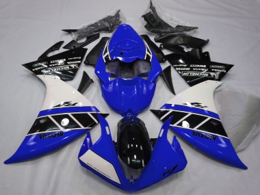 Descuento Carenados Moto Yamaha R1 2012-2014 - Blanco Azul Negro Brillante