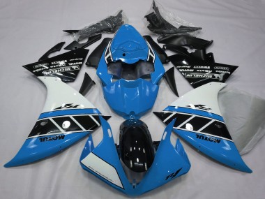 Descuento Carenados Moto Yamaha R1 2012-2014 - Azul Blanco Negro Brillante