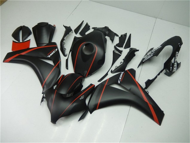 Descuento Carenados Moto Honda CBR1000RR 2008-2011 - Negro Mate Rojo