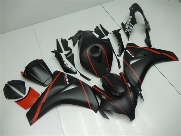 Descuento Carenados Moto Honda CBR1000RR 2008-2011 - Negro Mate Rojo