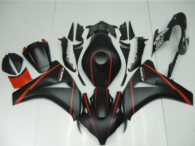 Descuento Carenados Moto Honda CBR1000RR 2008-2011 - Negro Mate Rojo