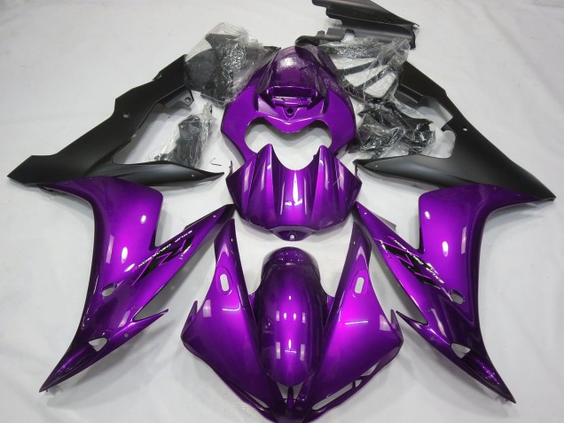 Descuento Carenados Moto Yamaha R1 2004-2006 - Púrpura Negro Mate