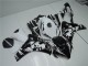 Descuento Carenados ABS Honda CBR1000RR 2008-2011 - Blanco Negro Brillante