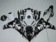 Descuento Carenados ABS Honda CBR1000RR 2008-2011 - Blanco Negro Brillante