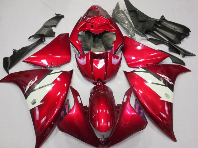 Descuento Carenados Moto Yamaha R1 2012-2014 - Rojo Blanco