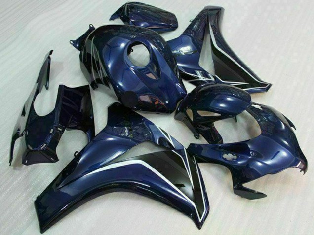 Descuento Carenados Moto Honda CBR1000RR 2008-2011 - Azul Oscuro Negro Brillante