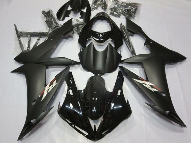 Descuento Carenado Moto Yamaha R1 2004-2006 - Negro Brillante Negro Mate