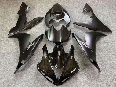 Descuento Carenados Moto Yamaha R1 2004-2006 - Negro Brillante Negro Mate