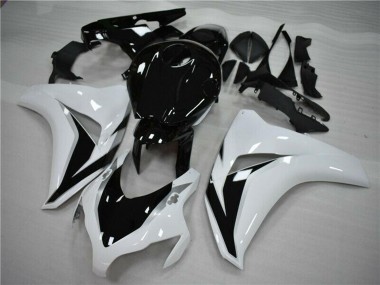 Descuento Carenado Moto Honda CBR1000RR 2008-2011 - Blanco Negro Brillante