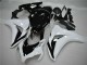 Descuento Carenado Moto Honda CBR1000RR 2008-2011 - Blanco Negro Brillante