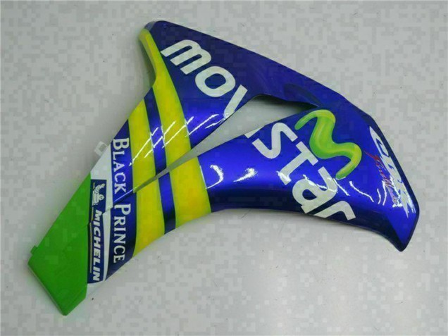 Descuento Carenados Moto Honda CBR1000RR 2008-2011 - Azul Amarillo Verde MoviStar Castrol