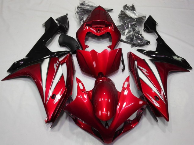 Descuento Carenados Moto Yamaha R1 2007-2008 - Rojo Blanco Negro
