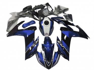 Descuento Carenados Moto Yamaha R3 2015-2018 - Azul Blanco Negro Brillante