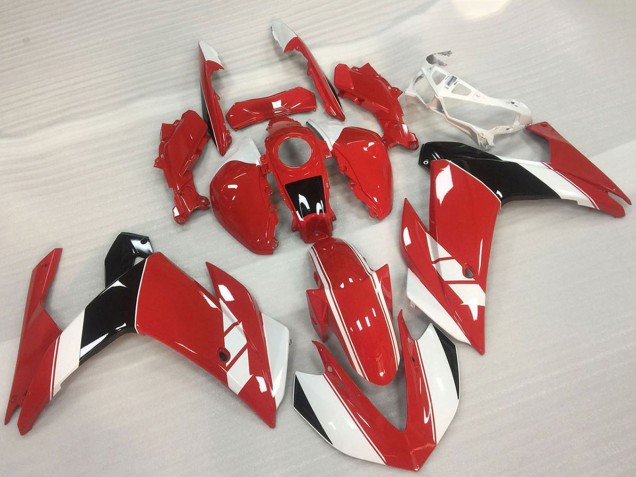 Descuento Carenado Moto Yamaha R3 2015-2018 - Rojo Blanco Negro Brillante
