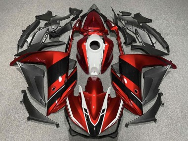 Descuento Carenados Moto Yamaha R3 2015-2018 - Rojo Blanco Negro Brillante