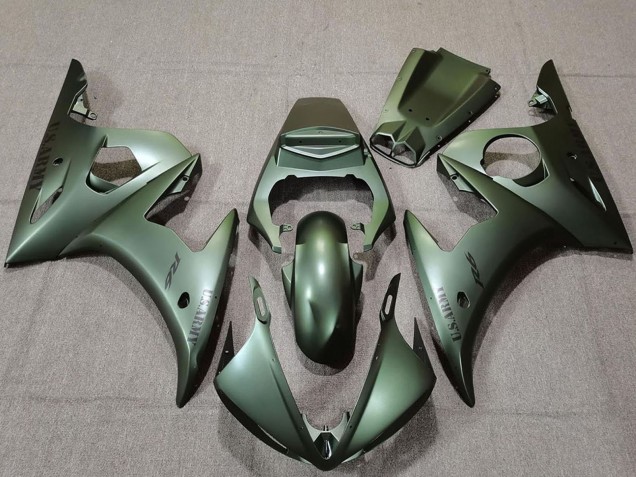 Descuento Carenados Moto Yamaha R6 2003-2004 - Verde Militar
