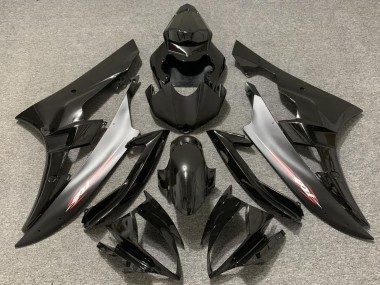 Descuento Carenados Moto Yamaha R6 2006-2007 - Negro Brillante Plata