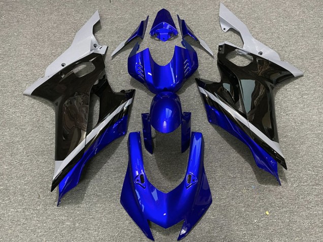 Descuento Carenados Moto Yamaha R6 2017-2023 - Gris Azul Negro Brillante