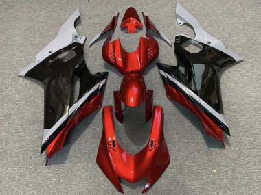 Descuento Carenados Moto Yamaha R6 2017-2023 - Gris Rojo Negro Brillante