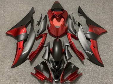 Descuento Carenados Moto Yamaha R6 2008-2016 - Rojo Negro Mate