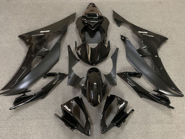 Descuento Kits Carenado Moto Yamaha R6 2008-2016 - Negro Brillante Negro Mate