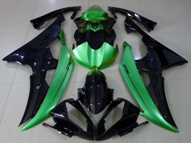 Descuento Carenados Moto Yamaha R6 2008-2016 - Verde Negro Brillante