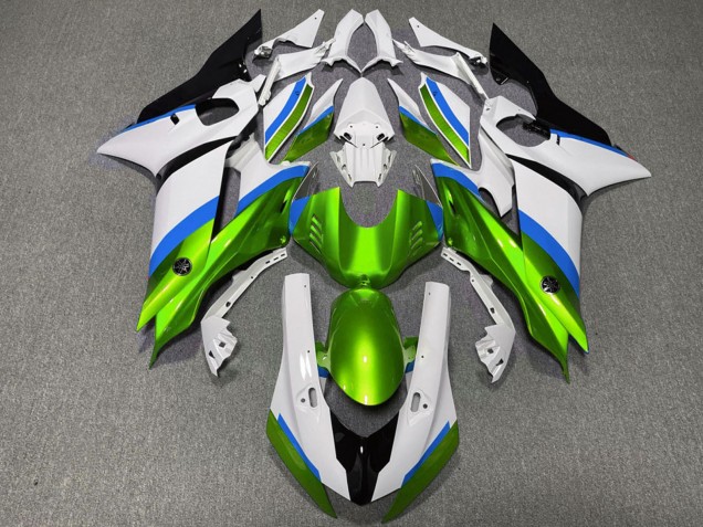 Descuento Carenados Moto Yamaha R6 2017-2023 - Blanco Azul Verde